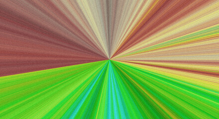 Poster - Abstract radial burst pattern