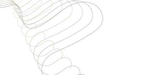 Aufkleber - minimalist abstract background featuring wavy gray lines on a white backdrop creating a smooth and elegant pattern design for modern and creative wavey design.