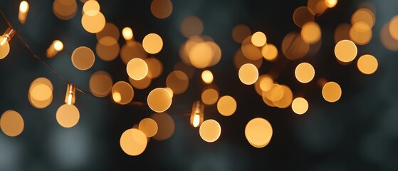 Poster - Vibrant Light Leaks with Bokeh in Dark Blurred Background