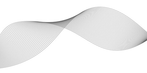 Poster - Abstract wavy curve lines background. Abstract frequency sound wave lines and technology curve lines background. Abstract business wave curve lines background. Vector illustration.