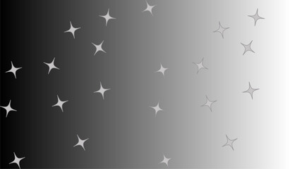 Aufkleber - Stars scattered across a gradient from deep tone to light, creating a celestial effect in the image