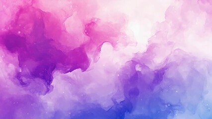 Wall Mural - cosmic dust in a pink and purple nebula, resembling vapor wave or bokeh effect. a mystical deep spac