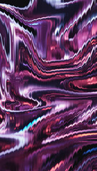 Poster - Ribbed reeded glass abstract iridescent background Holographic stylish acrylic web texture. Liquid paint Fluted smeared art artistic background. Abstract art for covers, screensavers, wallpapers etc