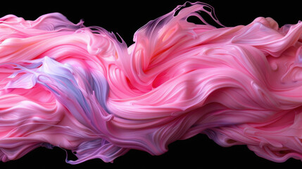 Poster - Vibrant swirl of soft pastel colors creates mesmerizing texture, resembling cotton candy in motion. flowing patterns evoke sense of chaos and beauty, captivating viewer imagination