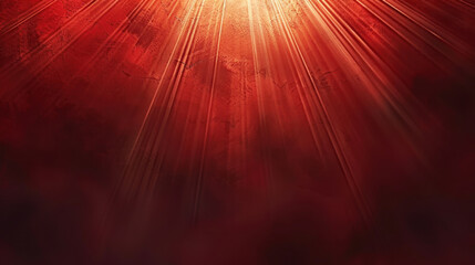 Poster - Deep red gradient background with soft light radiating, creating warm and inviting atmosphere. This evokes feelings of passion and energy, perfect for various creative projects