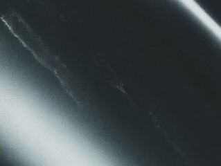 Fototapete - Dark granular textured surface with natural light reflection. Abstract background for modern design. Shadow and light.