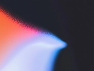 Fototapete - Blurred motion of light with vibrant color gradients and subtle abstract textures on dark background for modern design.