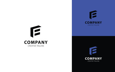 Poster - Letter B 3D logo design in isometric Top-Right view for your business