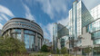 © HyperlapsePro - Buildings in Brussels European Quarter timelapse with the European Parliament