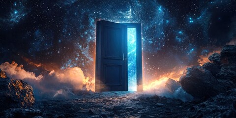 Wall Mural - A Door to Another Dimension