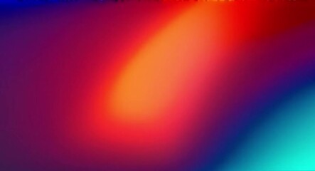 Poster - Abstract colorful gradient background with dynamic light effect and smooth transitions
