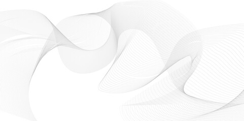 Poster - Abstract wave element for design. Digital frequency track equalizer. Vector illustration. Wave with lines created using blend tool.

