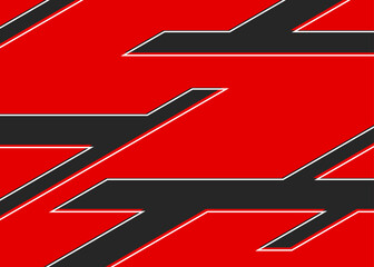 Aufkleber - Abstract background with some random geometric lines and with some copy space area