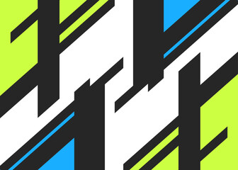 Aufkleber - Abstract background with some colorful geometric lines and with some copy space area