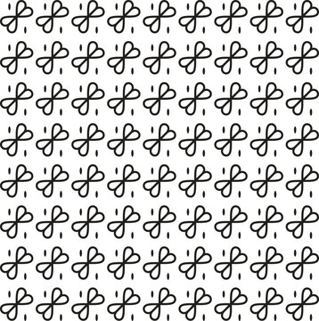 Seamless pattern with hearts
