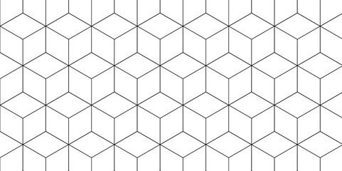 Fototapete - Abstract seamless triangle grid metal Hexagon honeycomb technology structure seamless tile pattern design.	