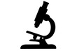 © Silhouette Lab - microscope silhouette vector, medical and research icon