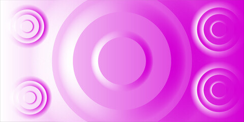 Poster - Vibrant pink abstract background with soft concentric circles and gradient lighting.EPS10