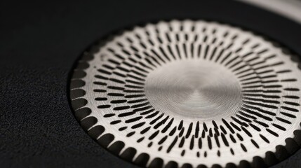 Poster - Close-up view of a circular decorative element.