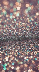 Poster - Abstract shimmer background with blurred lights and bokeh effect for festive designs