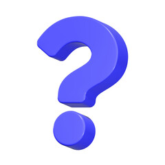 Fototapete - question mark 3d rendering symbol question