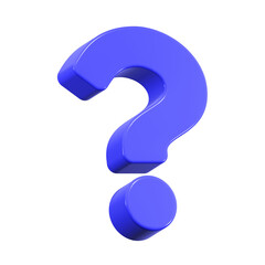 Fototapete - question mark 3d rendering symbol question