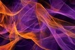 © MrHamster - Abstract design with vibrant orange and purple flowing lines.