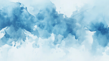 Wall Mural - blue abstract watercolor background for textures backgrounds. watercolor texture background
