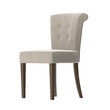 © changnam37 - Beige Tufted Dining Chair 3D Render Perspective View Left Isolated