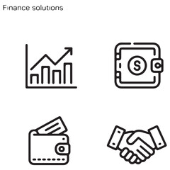 Fototapete - A versatile set of web business icons, including arrows, home, phone, computer, and mail symbols, are essential design elements for internet illustrations