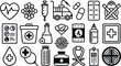 © Syed Shah G - Comprehensive medical icons collection showcasing healthcare and wellness elements