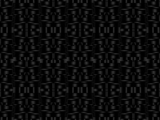 Poster - Black metal texture steel background. Perforated metal sheet.	
