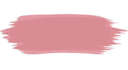Poster - Pink brush stroke on white background: artistic paint texture design