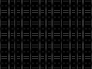Poster - Black metal texture steel background. Perforated metal sheet.	
