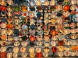 © Thanakrit - Wall of Intricately Decorated Illuminated Lanterns