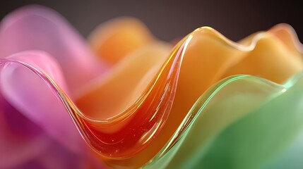 Poster - Vibrant and Colorful Glass Art Display