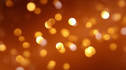 Poster - Abstract bokeh lights: An artistic image of warm-toned bokeh lights floats against a soft, dreamy backdrop, embodying the essence of enchantment and visual delight.