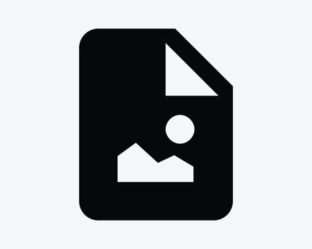 Image Photo File Gallery Photography Camera Frame Media Video Photography Device Album Display Black White Vector Icon Sign Symbol Graphic Artwork