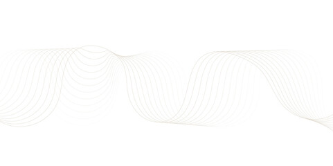 Leinwandbilder - Abstract modern shape wavy color lines surface light Digital frequency track equalizer Curved wave smooth stripe seamless pattern white background.