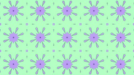Poster - Cyclic, seamless digital animation with a repeating pattern in a grid. High contrast and clean hues give the design an energetic feel. It is perfect for video design. 3d rendering 4K
