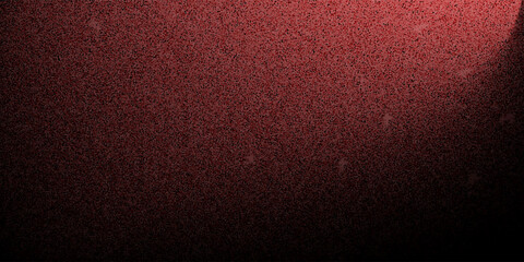 Poster - grainy warm gradient with noise orange black purple red blue colors banner poster cover abstract background design. gradient grain noise effect for social media, trendy Warm tone, and vintage style