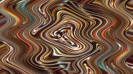Waving flowing circle, lights, white background abstract.
