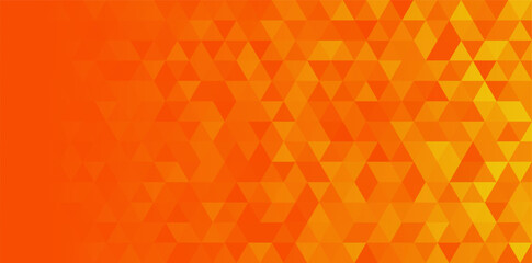 Poster - Abstract orange geometric background. Template for brochures, flyers, magazine, banners etc