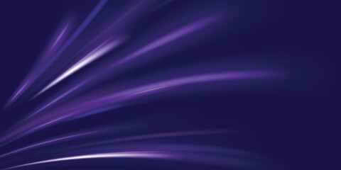 Fototapete - Neon rays vector abstract background. Futuristic technological style with glowing neon lines and high-speed movement, creating a sense of innovation and fast-paced digital technology in a sleek