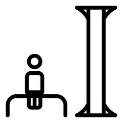 Leinwandbilder - Man sits on a bench in front of a tall tree. Concept of solitude and contemplation