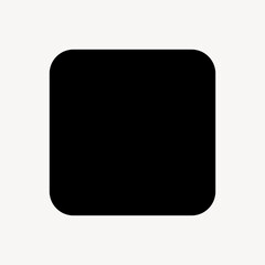 Poster - Abstract minimalistic black shape design vector