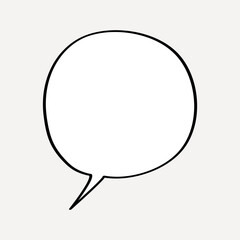 Poster - Blank speech bubble illustration. vector
