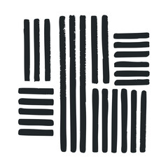 Abstract black line pattern on white background