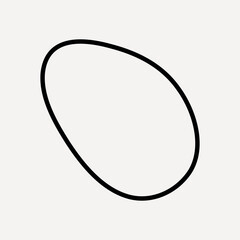 Poster - Abstract minimalist organic line art vector