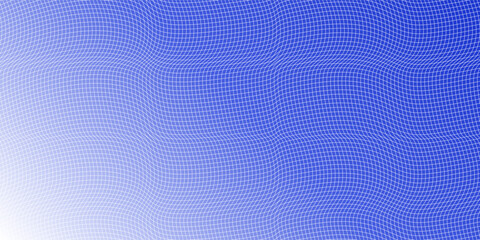 Poster - Modern abstract background with flowing lines. Digital future technology concept. vector illustration.